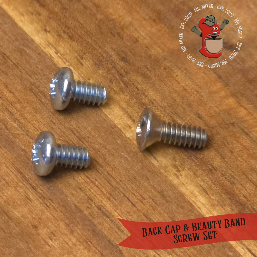 Back Cap and Beauty Band Screw Set — Mr. Mixer